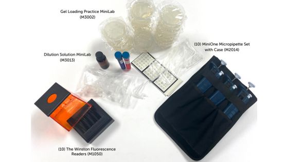 Colorful Dye Electrophoresis MiniLab